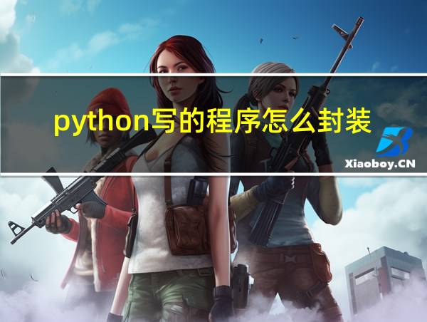 python写的程序怎么封装成app的相关图片