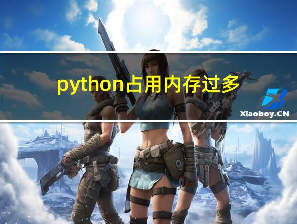 python占用内存过多的相关图片