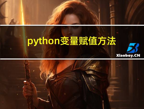 python变量赋值方法的相关图片