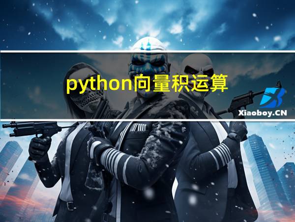 python向量积运算的相关图片