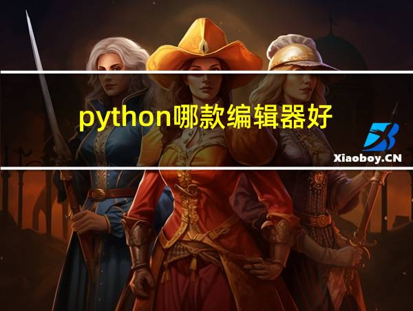 python哪款编辑器好的相关图片