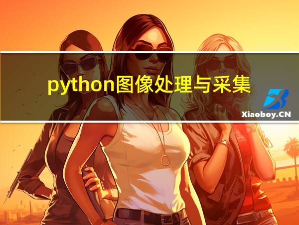 python图像处理与采集的相关图片