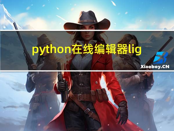 python在线编辑器lighty的相关图片