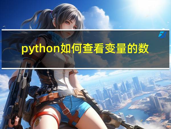 python如何查看变量的数据类型的相关图片