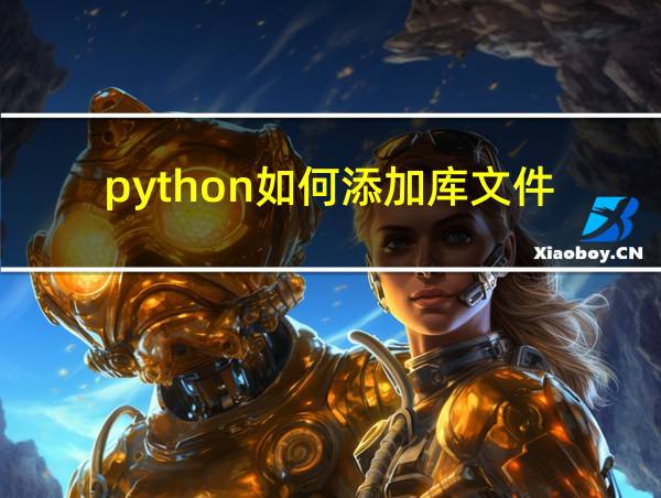 python如何添加库文件的相关图片