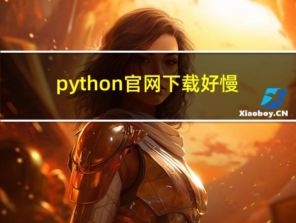 python官网下载好慢的相关图片