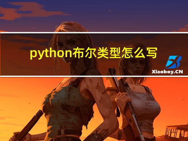 python布尔类型怎么写的相关图片