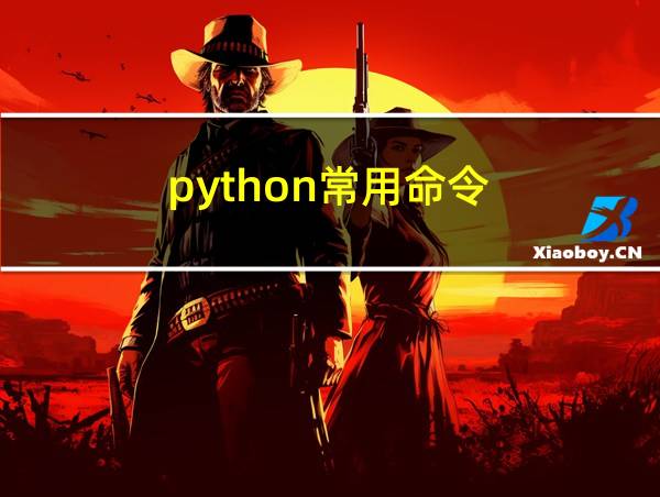 python常用命令的相关图片