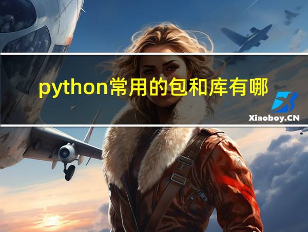 python常用的包和库有哪些的相关图片