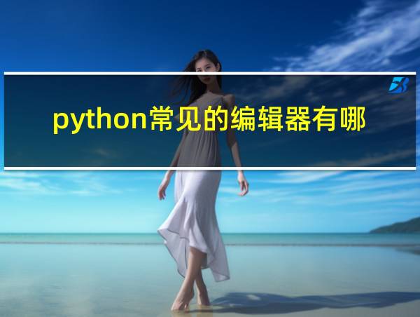 python常见的编辑器有哪些的相关图片