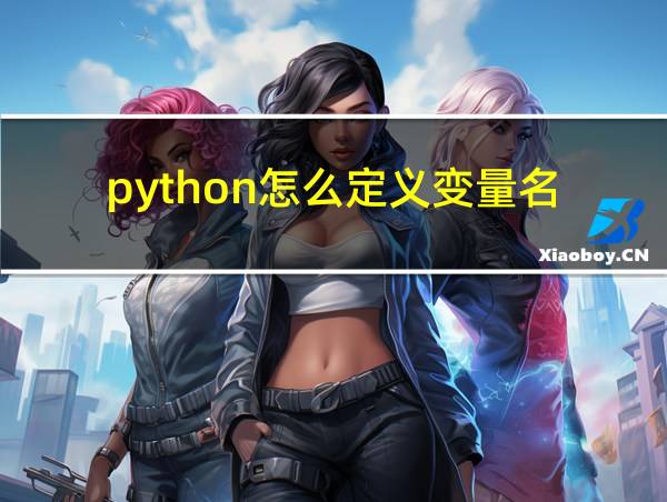 python怎么定义变量名的相关图片