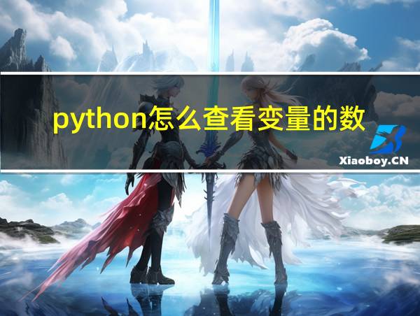 python怎么查看变量的数据类型的相关图片