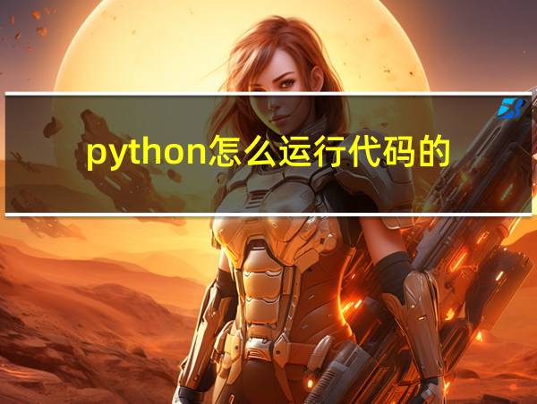 python怎么运行代码的的相关图片