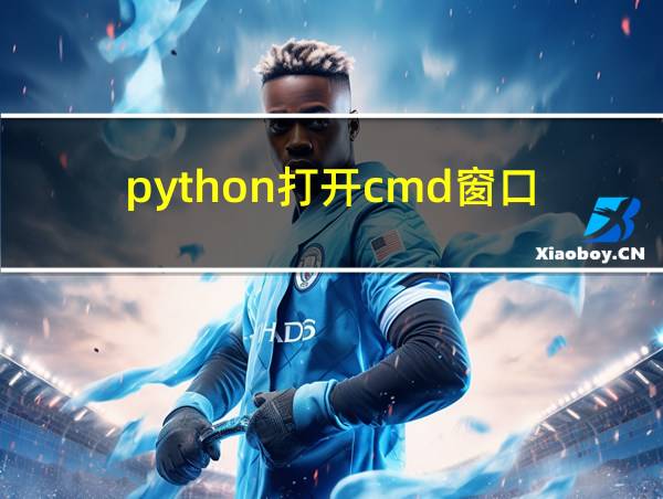 python打开cmd窗口的相关图片