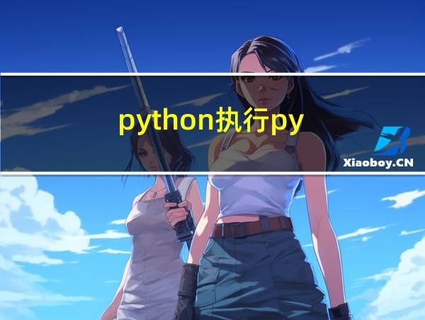 python执行py的相关图片