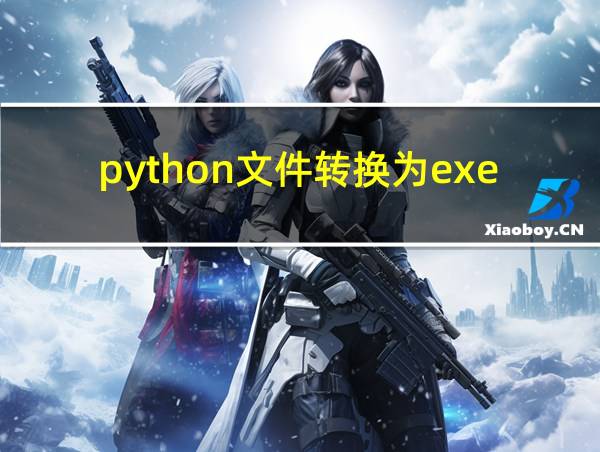 python文件转换为exe的相关图片