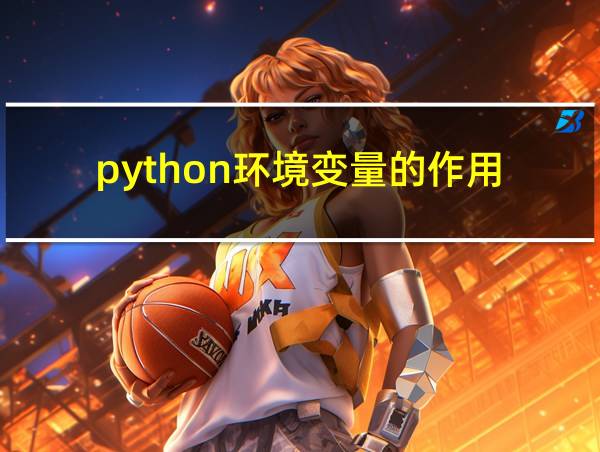 python环境变量的作用的相关图片