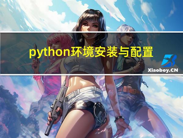 python环境安装与配置的相关图片