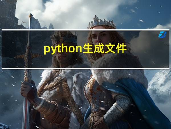 python生成文件的相关图片