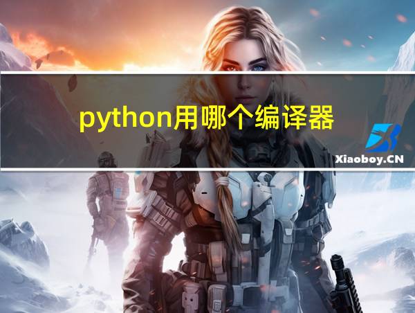 python用哪个编译器的相关图片