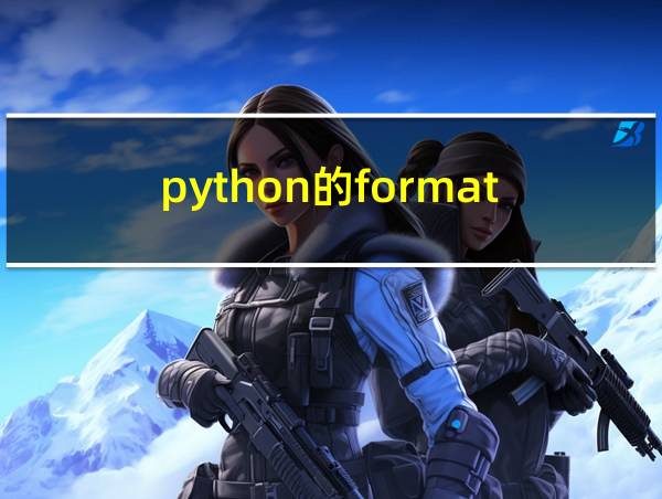 python的format()的相关图片