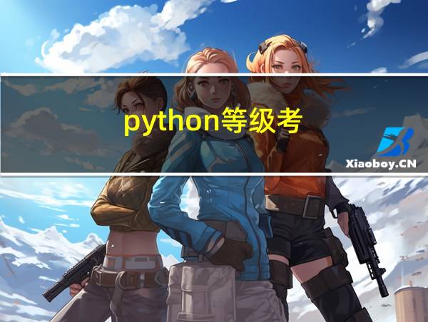 python等级考的相关图片