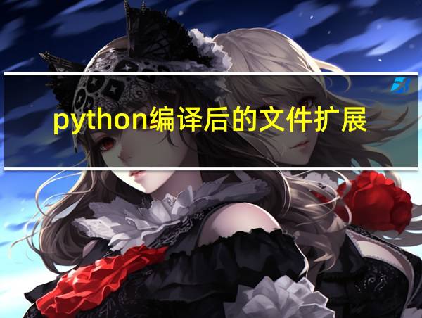 python编译后的文件扩展名的相关图片