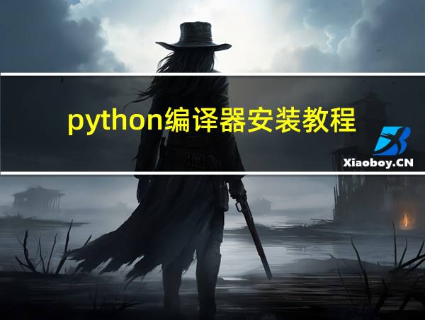 python编译器安装教程的相关图片