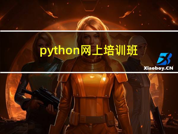 python网上培训班的相关图片