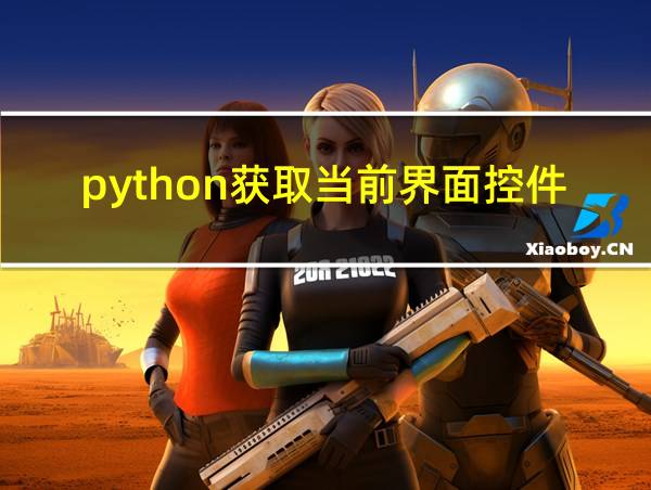 python获取当前界面控件的相关图片