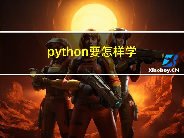 python要怎样学的相关图片