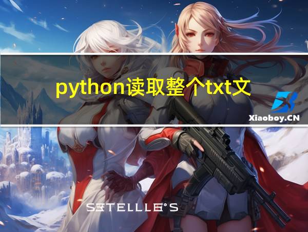 python读取整个txt文件的相关图片