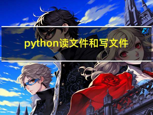 python读文件和写文件的相关图片