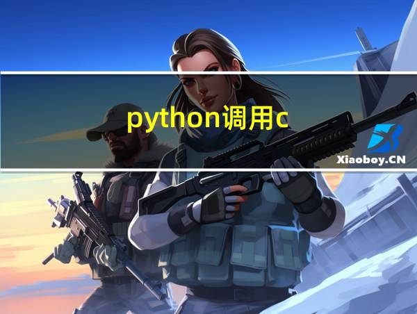 python调用c  接口的相关图片