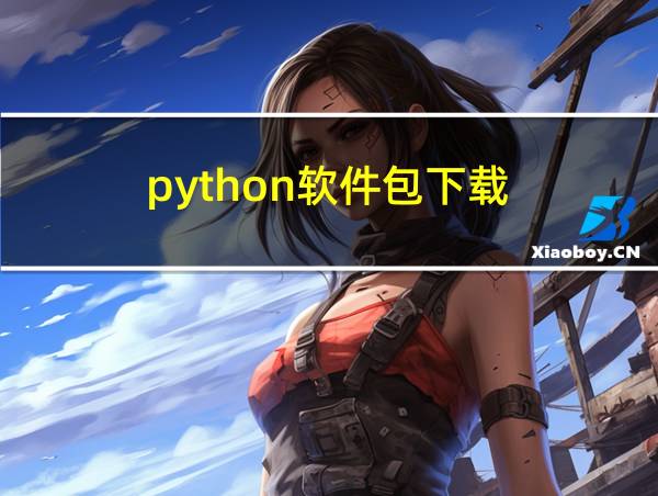 python软件包下载的相关图片