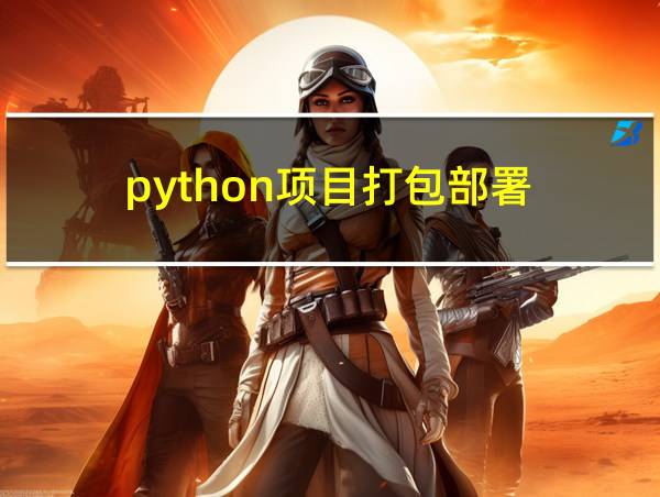 python项目打包部署的相关图片