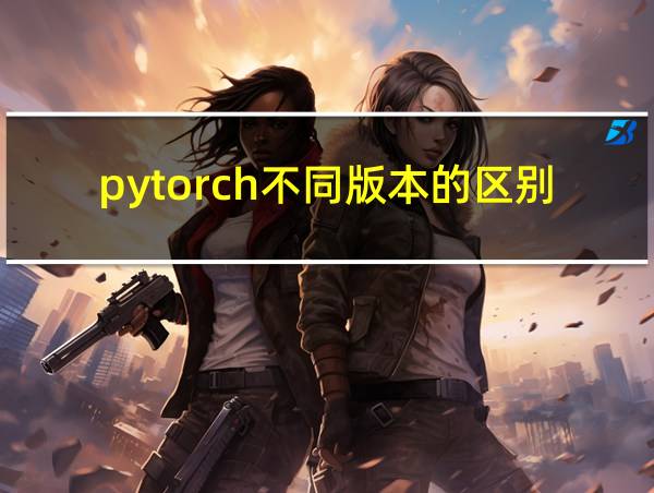 pytorch不同版本的区别的相关图片