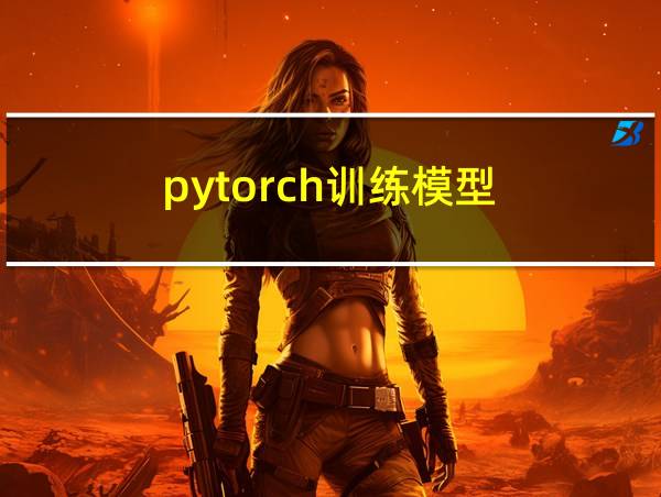 pytorch训练模型的相关图片