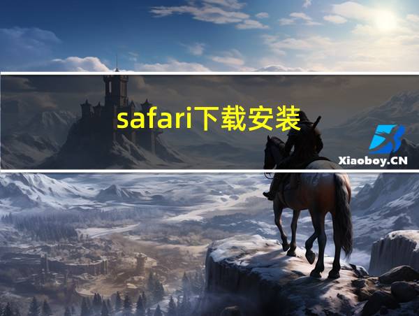 safari下载安装的相关图片