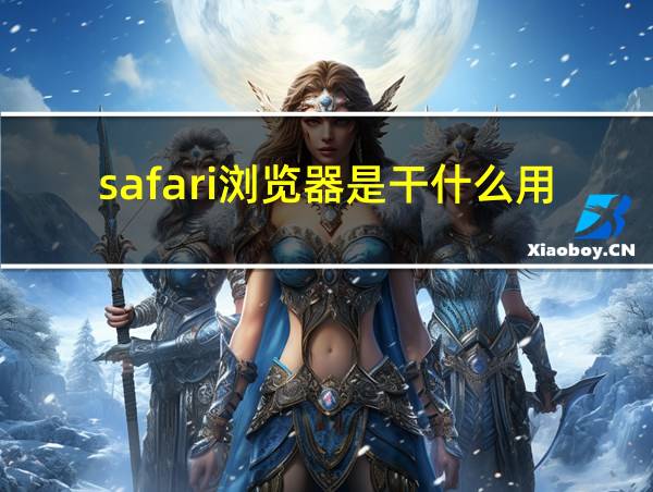 safari浏览器是干什么用的的相关图片