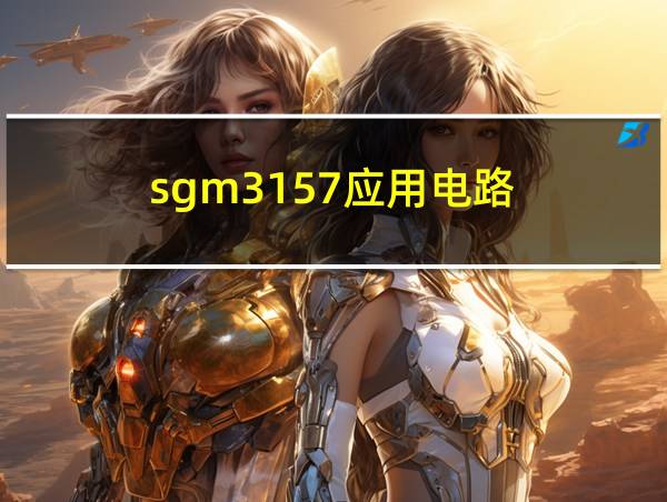 sgm3157应用电路的相关图片