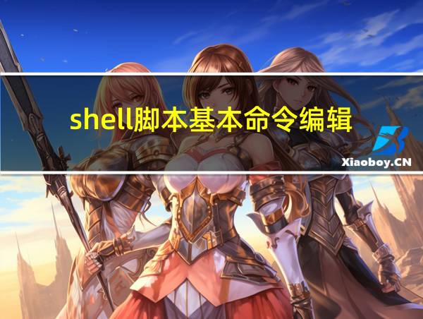 shell脚本基本命令编辑的相关图片