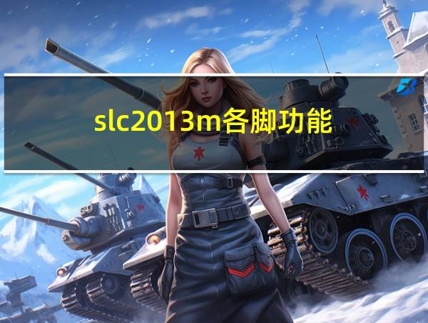 slc2013m各脚功能的相关图片