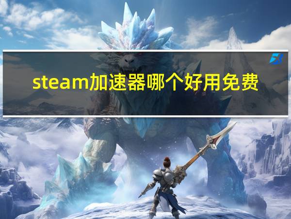 steam加速器哪个好用免费2024的相关图片