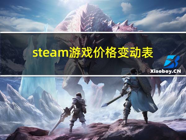 steam游戏价格变动表的相关图片