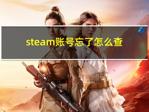 steam账号忘了怎么查的相关图片