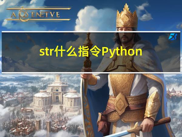 str什么指令Python的相关图片