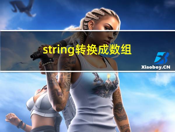 string转换成数组的相关图片