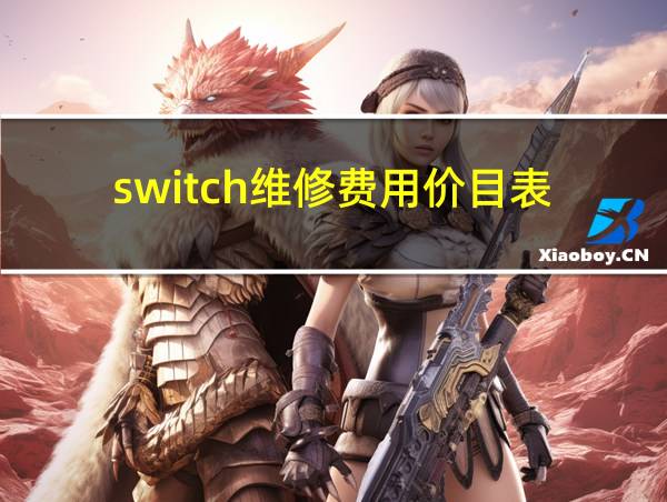 switch维修费用价目表的相关图片