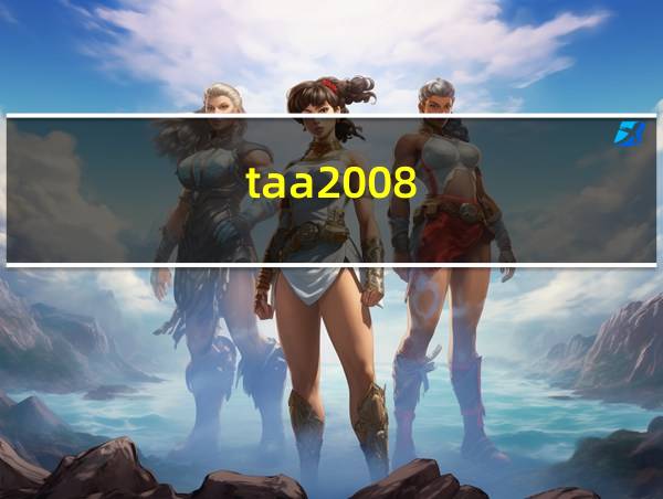 taa2008的相关图片